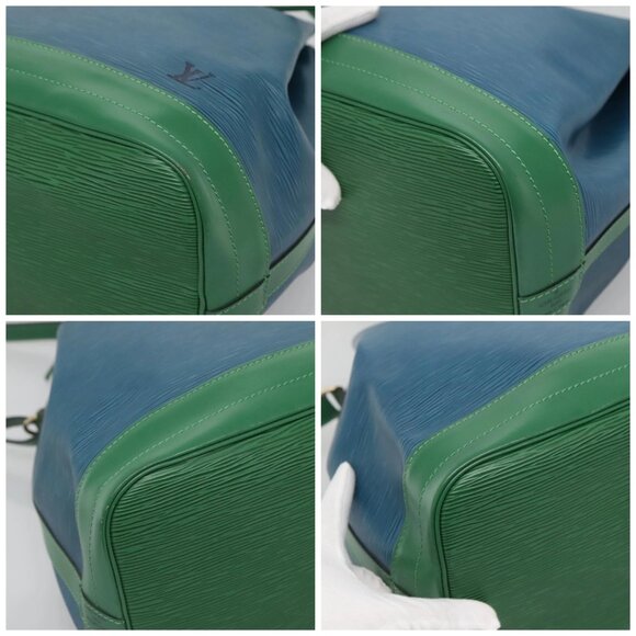 LOUIS VUITTON Epi Noe Shoulder Bag Bicolor Green Blue M44044 LV Auth 132146 - Picture 16 of 16